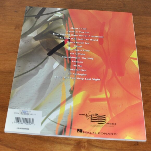 Nirvana's Unplugged In New York Album Music Sheets/Book Hal Leonard 1995 - Picture 3 of 4